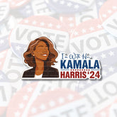 Madam President Kamala Harris Sticker-stickers-OhSoColorfulCo